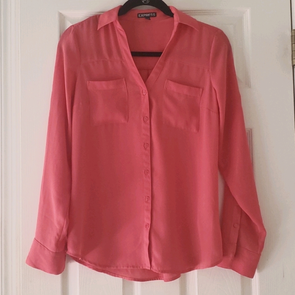 Express Button Down Top Size XS